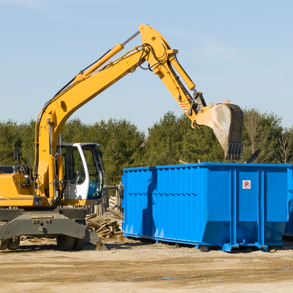 what are the rental fees for a residential dumpster in Weir